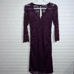 H&M Mama Wine Maternity Lace bodycon dress, Women’s Size Extra Small